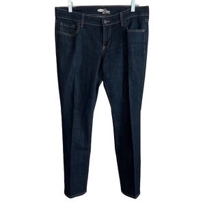 Old Navy Jean Casual Denim Slim Skinny Fit Pencil Pant Blue Solid Womens Size 10